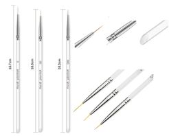 Kit Pincel Kolinsky Nº0, 00 e 000