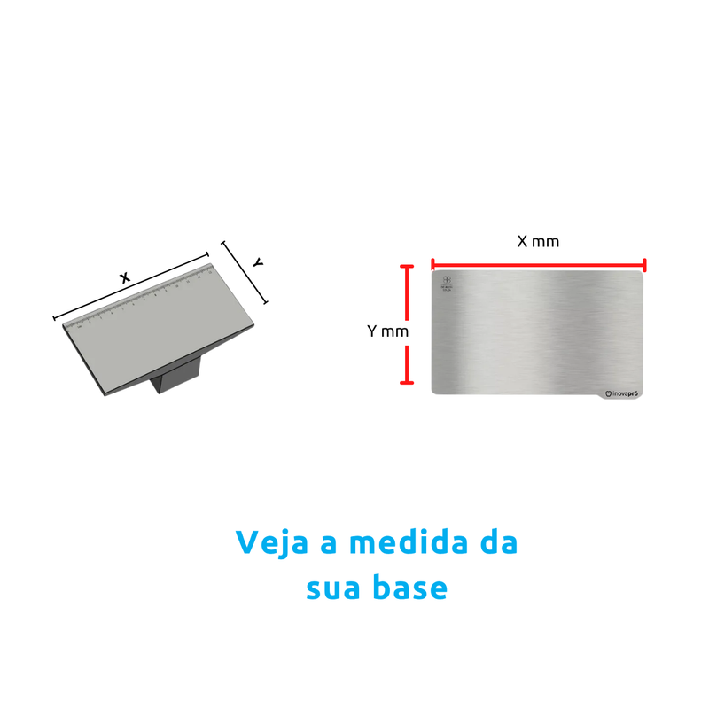 Base Magnética Flexível para Impressoras 3D - INOVAPRÓ