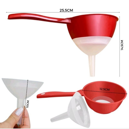 Peneira com Funil para Resina 3D